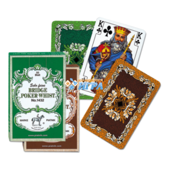 1432 Игральные карты "Бридж Покер-Вист" 55 листов