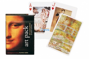 1123 Коллекционные карты "Мона Лиза" 55 листов